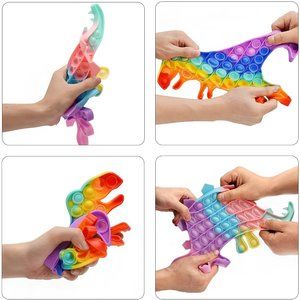 Dinosaur Big Size Push Pop Fidget Toy Assorted